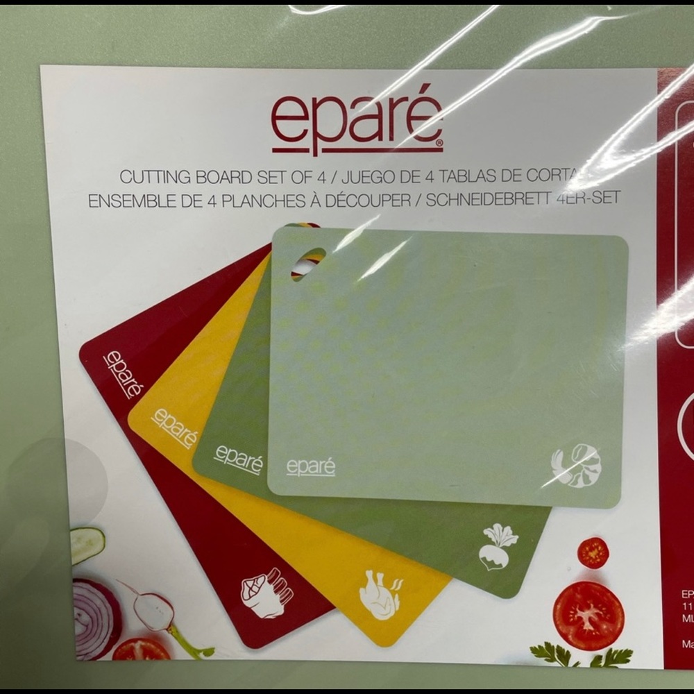 Eparé set of 4 cutting boards, BPA-free. - Picture 9 of 15